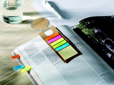 Logotrade promotional giveaway picture of: Bookmark with sticky memo pad